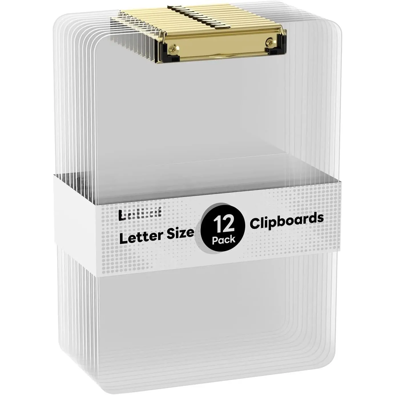 Plastic Clipboard, Black 8.5 x 11'' Clip Board