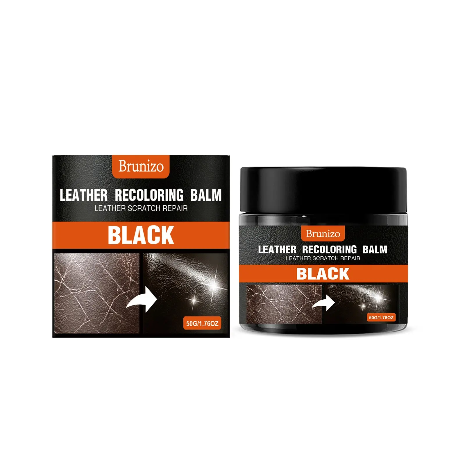 Leather Care Balm, Leather Coloring Balm, Sofa Car Seat Daily Home Care Balm, Essential Leather Maintenance Product