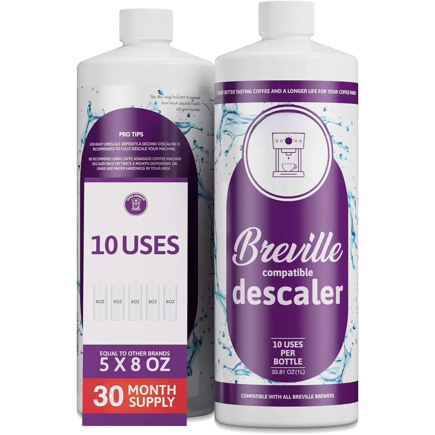 Descaler (10 Uses) Specially Formulated to Descale and Clean Your  Espresso Machine Carbon Friendly Descaling Kit 2.5 Year