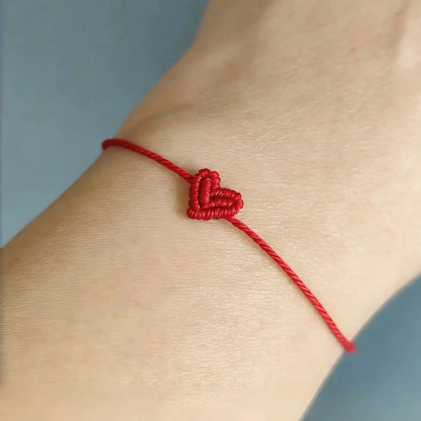 Adjustable Heart Braided Bracelet, Fashion Friendship Band, Unisex, Perfect for Birthdays, Weddings, Anniversaries, Stylish Jewelry Gift, Heart Design Bracelet