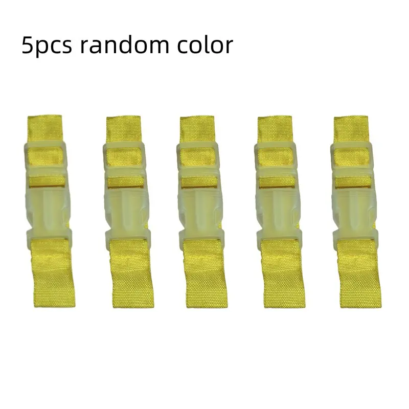 5pcs Random Color Adjustable Luggage Securing Straps, Durable Polyester Travel Binding Belts with Quick-Release PU Buckle, Lightweight Multi-Purpose Fastening Ropes to Secure Suitcases, Backpacks and Handbags for Car Travel & Outdoor Activities