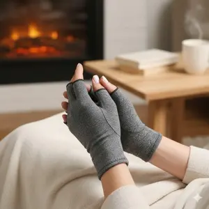 Breathable Compression Gloves for Arthritis & Hand Pain Relief - Comfortable Support for Gardening, Typing, Housework. Improve Circulation, Reduce Swelling & Stiffness. Stretchy & Durable for Daily Use.