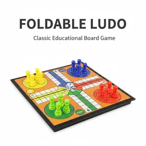 International flying chess ludo chess backgammon checkers game chess puzzle magnetic folding cross-border