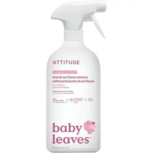 Baby & Kids Toy Cleaner Spray, EWG Verified, Multi-Surface Cleaner for Toys, High Chairs & Play Areas, Naturally Derived, Vegan, Unscented, 27.1 Fl Oz