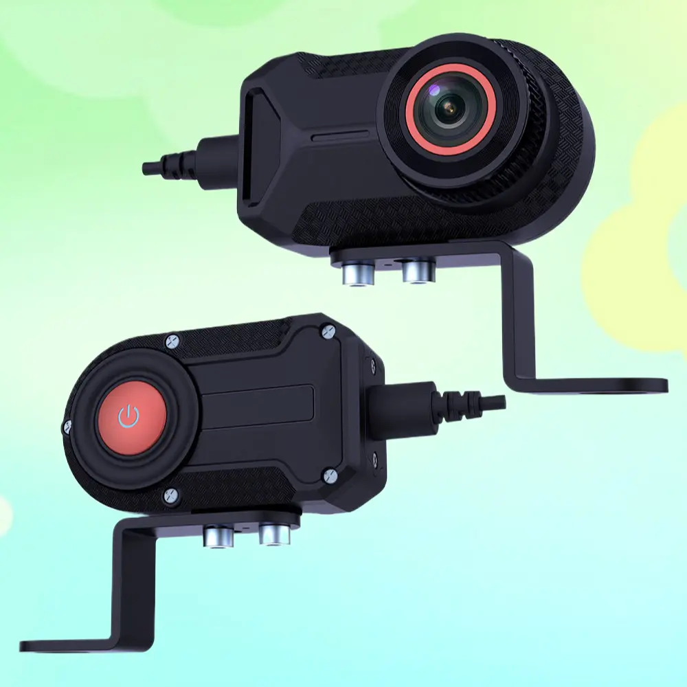 2K WiFi Motorcycle Dash Cam, IP66 Waterproof, Anti-Shake, 170° Wide Angle, Portable DVR for Bike
