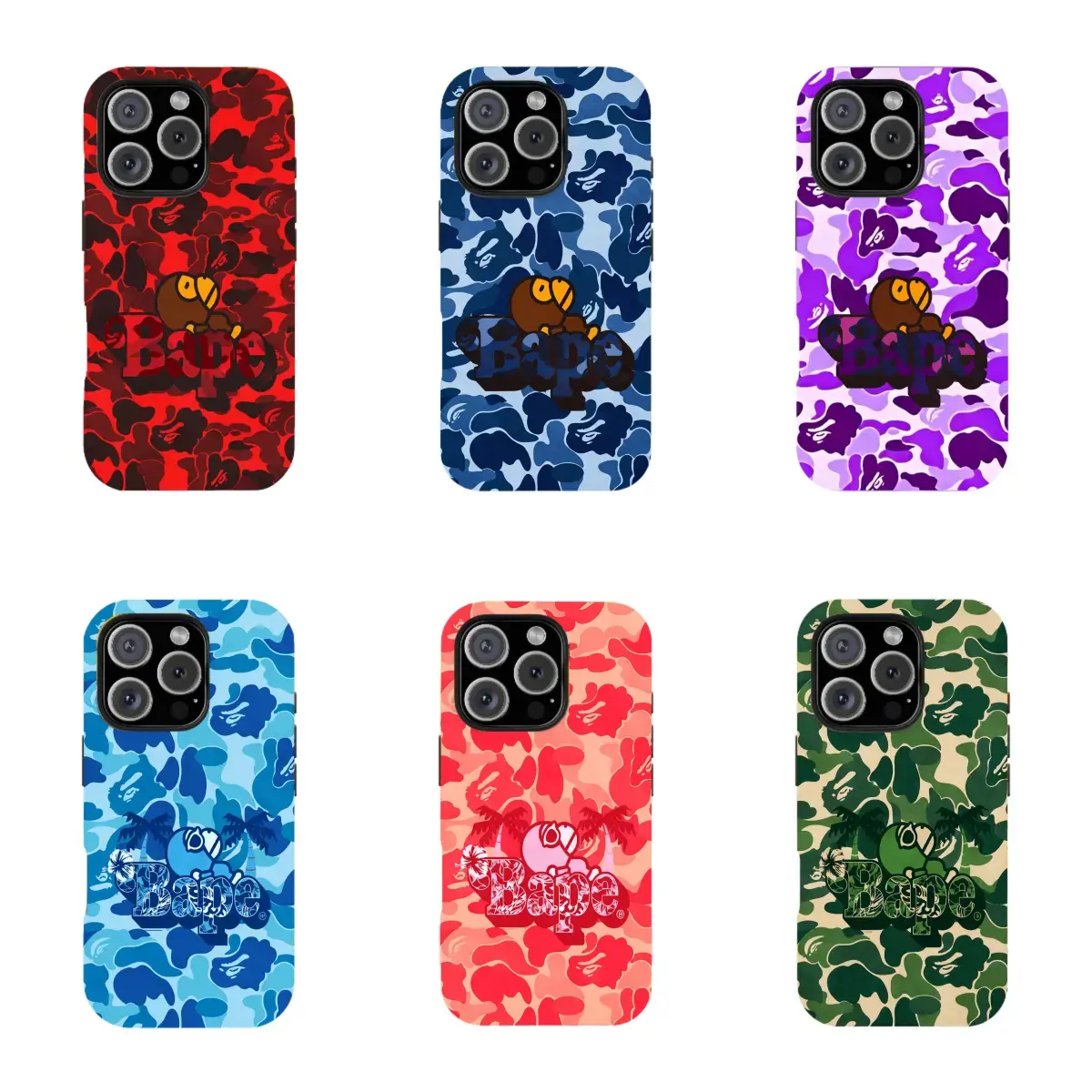 Bape Baby Milo A Bathing Ape Shockproof Durable Phone Case - Protection Casing Cover for iPhone 17 Air, 16, 15, 14, 13, 12, 11, X, XS, PRO, PLUS, MAX