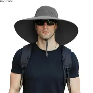 Extra Wide Brim Bucket Hat for Adults, UV Protection Sun Shield, Breathable Lightweight Durable Hat for Fishing, Hiking and Summer Outdoor Sports