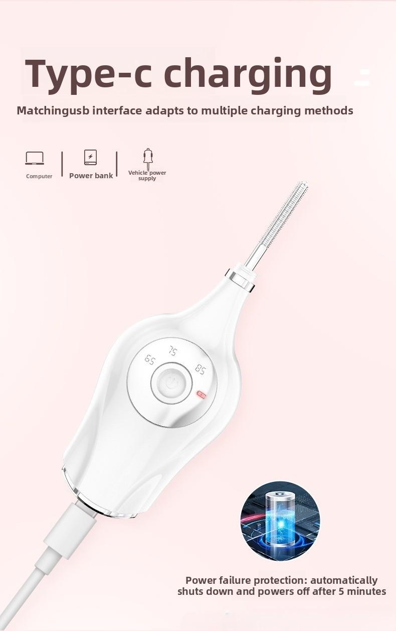 Three-in-one multi-temperature adjustment, anti-scald design, long-lasting curl, fast heating, creates naturally curled eyelashes, a professional eye makeup tool suitable for women and girls.