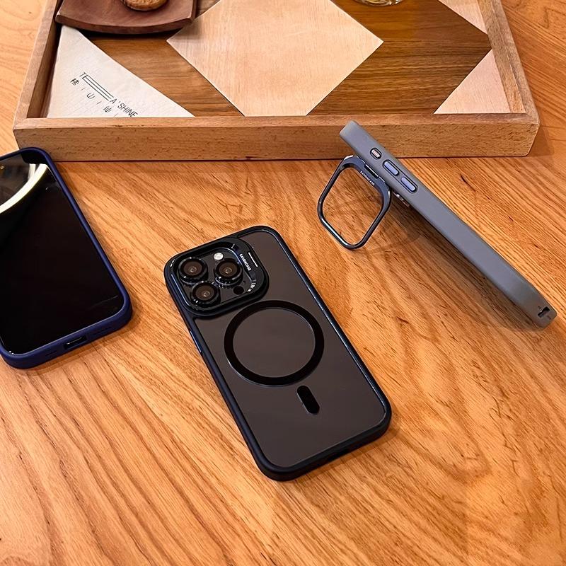 Olixar Black MagSafe Stand Case - For iPhone 15 Pro Max Olixar Black MagSafe Stand Case - For iPhone 15 Pro Max