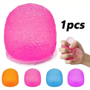 Stress Balls-Gumdrop Squishy Stress for Kids and Adults, Super Solid Squeeze Ball, Sensory for Stress Relief, Birthday, Easter Basket Stuffers and Party Favors