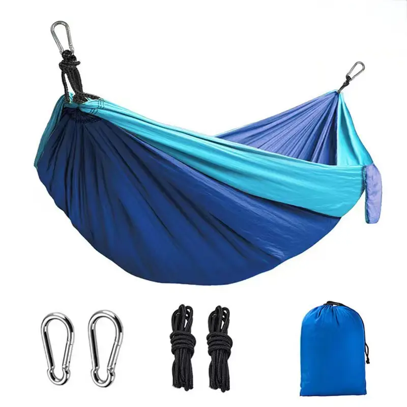 Hammock Outdoor Camping Adult Hanging Convenient Parachute Fabric Sleeping Swing