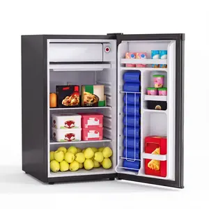 3.2 Cu. ft. Mini Fridge | Energy-Saving Single Door Refrigerator with Adjustable Shelves Ideal for Dorm, Office, Kitchen and Bar Use