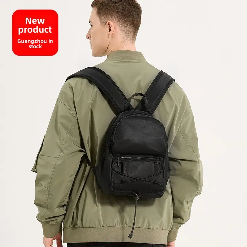 New backpack men's fashion lightweight student small schoolbag travel commute short trip waterproof small backpack Travel Backpacks