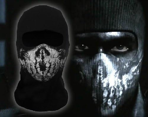Surprise Mask Skull for Ghost  Mask  Mask Black