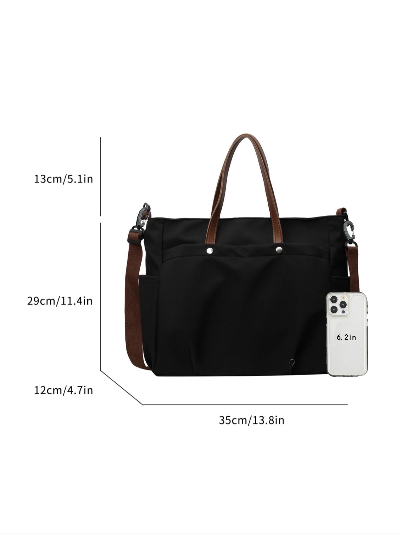 Large Capacity Minimalist Shoulder Bag, Casual Versatile Computer Crossbody Bag, All-match Tote Bag for Going Out, Dating, Shopping, Office, Class, Casual Messenger Bags