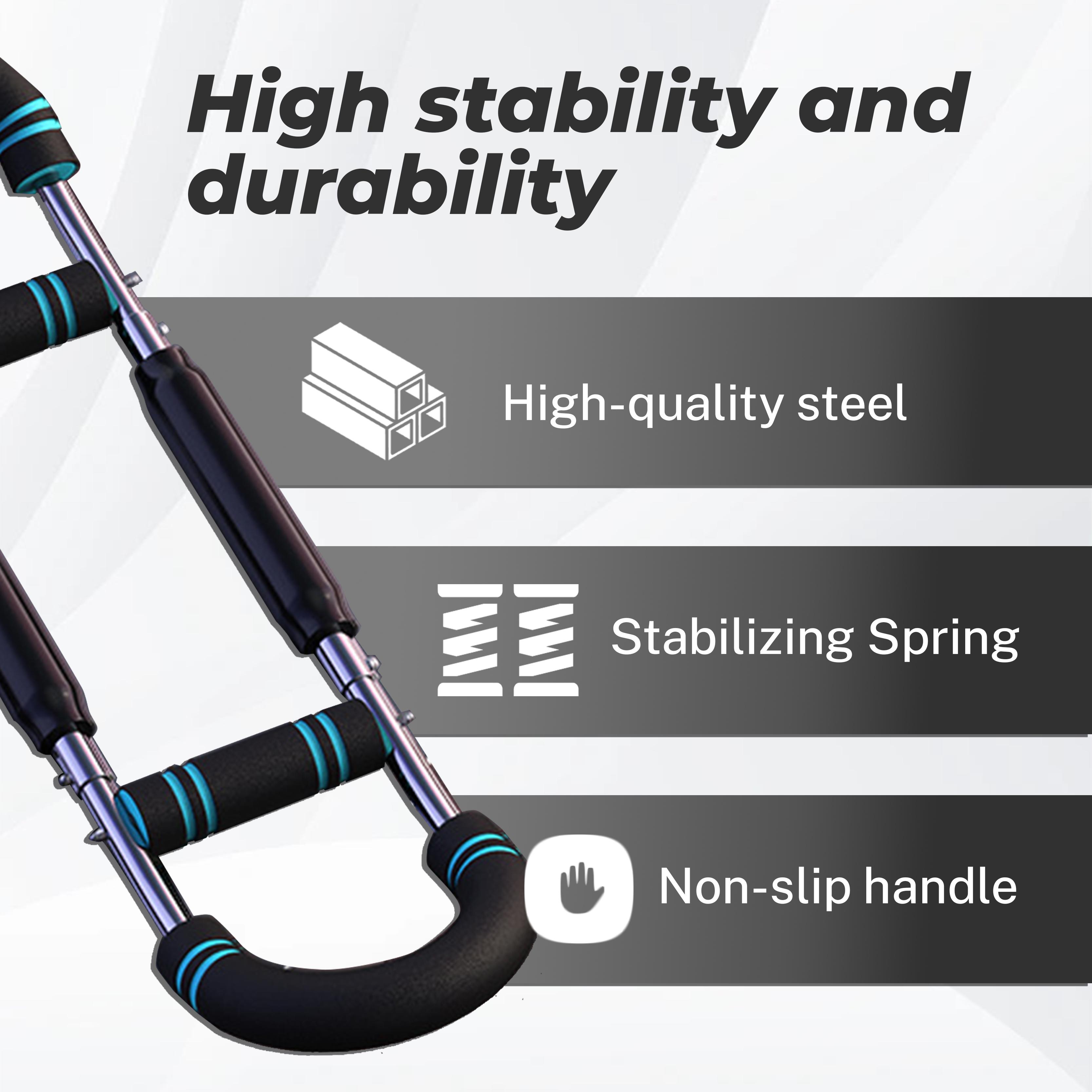 Arm Trainer Chest workout Strengthen Chest and Arm Muscles Men's Fitness Trainer Detachable Portable Spring Resistance Home Fitness Equipment