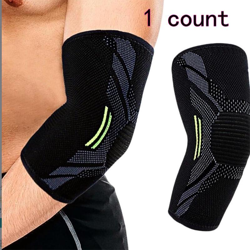 Elbow Support Brace, 1 Count Compression Support Elbow Band, Sports Elbow Support for Tennis and Golf, Ideal for Crossfit Activities, Elbow Guard