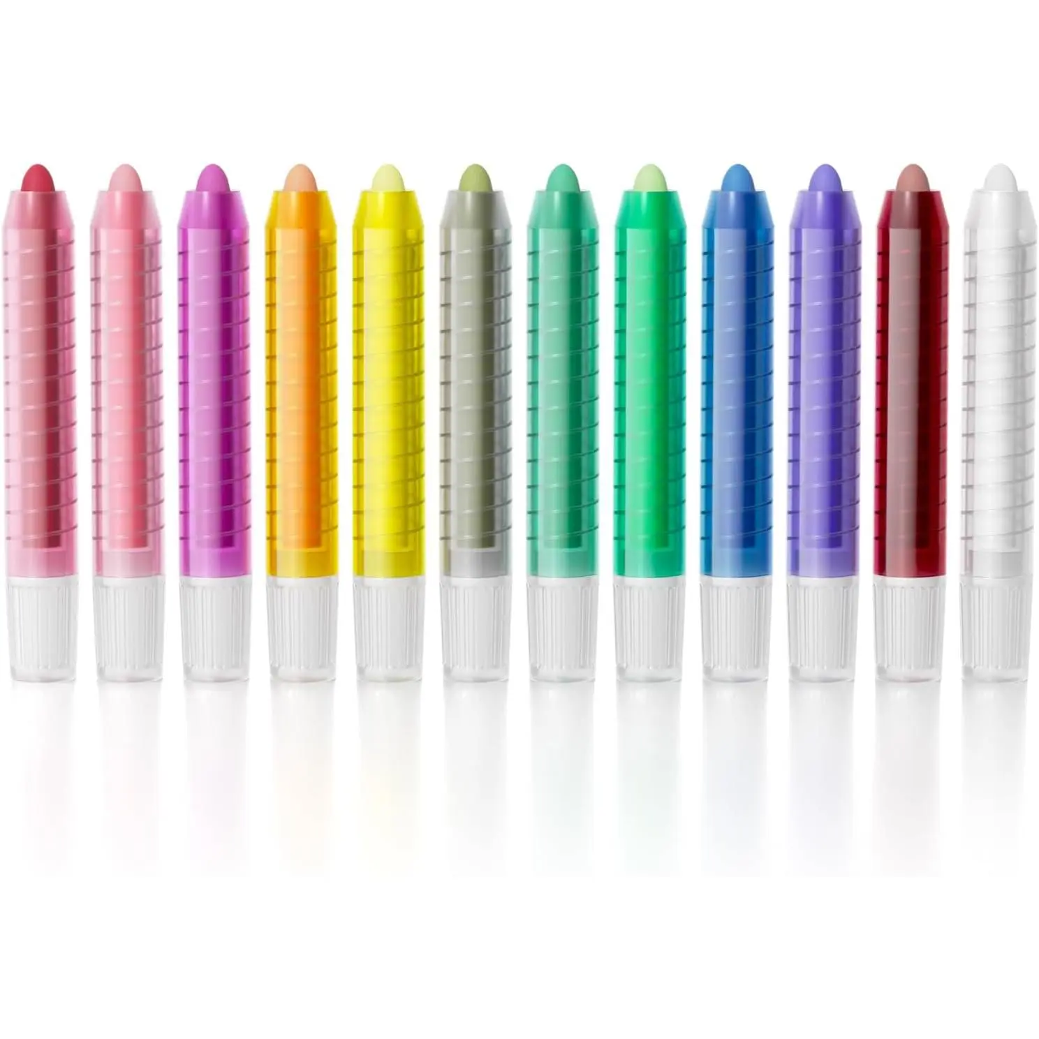 Dustless Chalk for , 12-Color Chalk with Color Holders, 9mm Core, Washable & , for Chalkboard & Sidewalk, Indoor or Outdoor