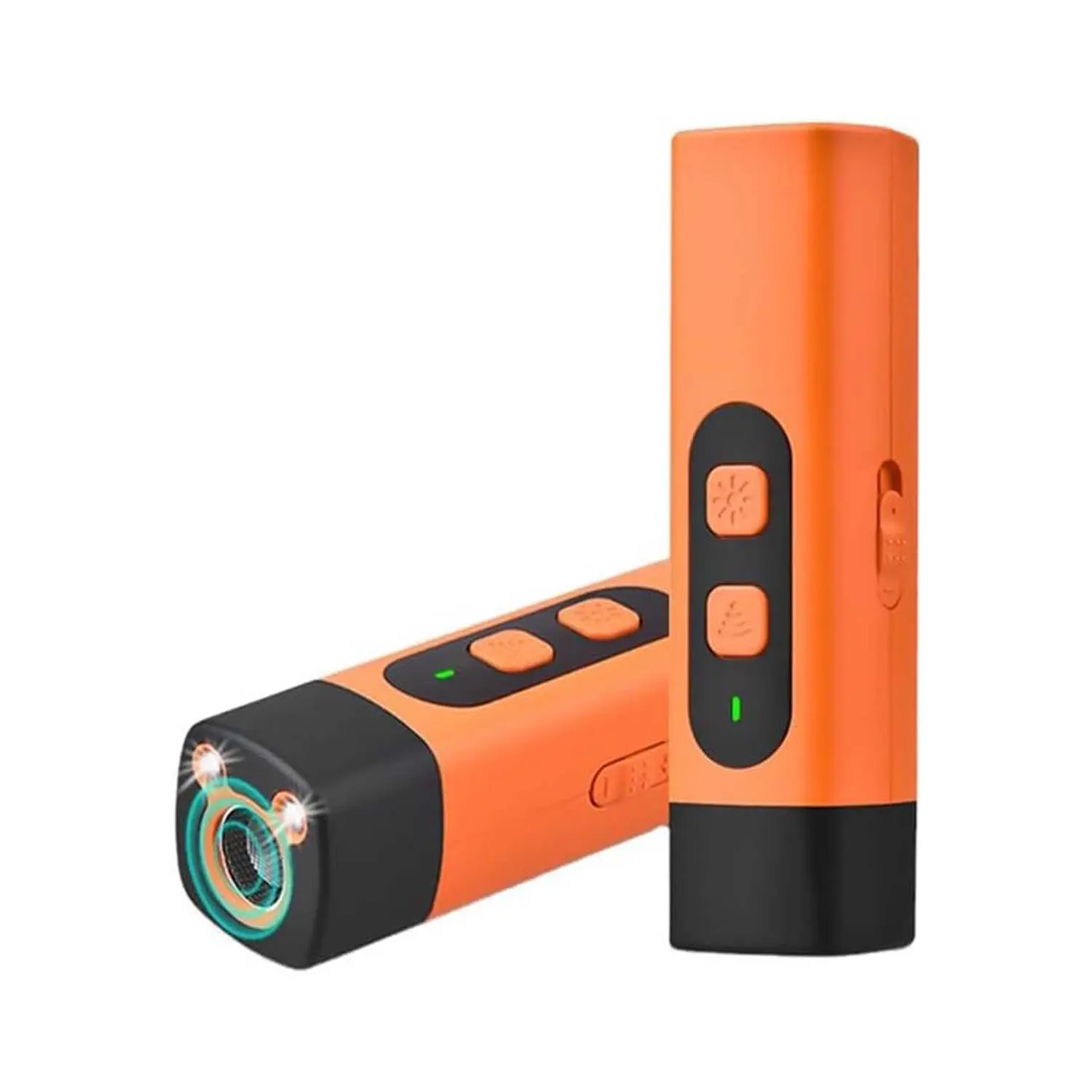 Dog Bark Deterrent Stop Barking Device Convertible Ultrasonic Bark Control Device with LED Flashlight - Ideal for Indoor & Outdoor