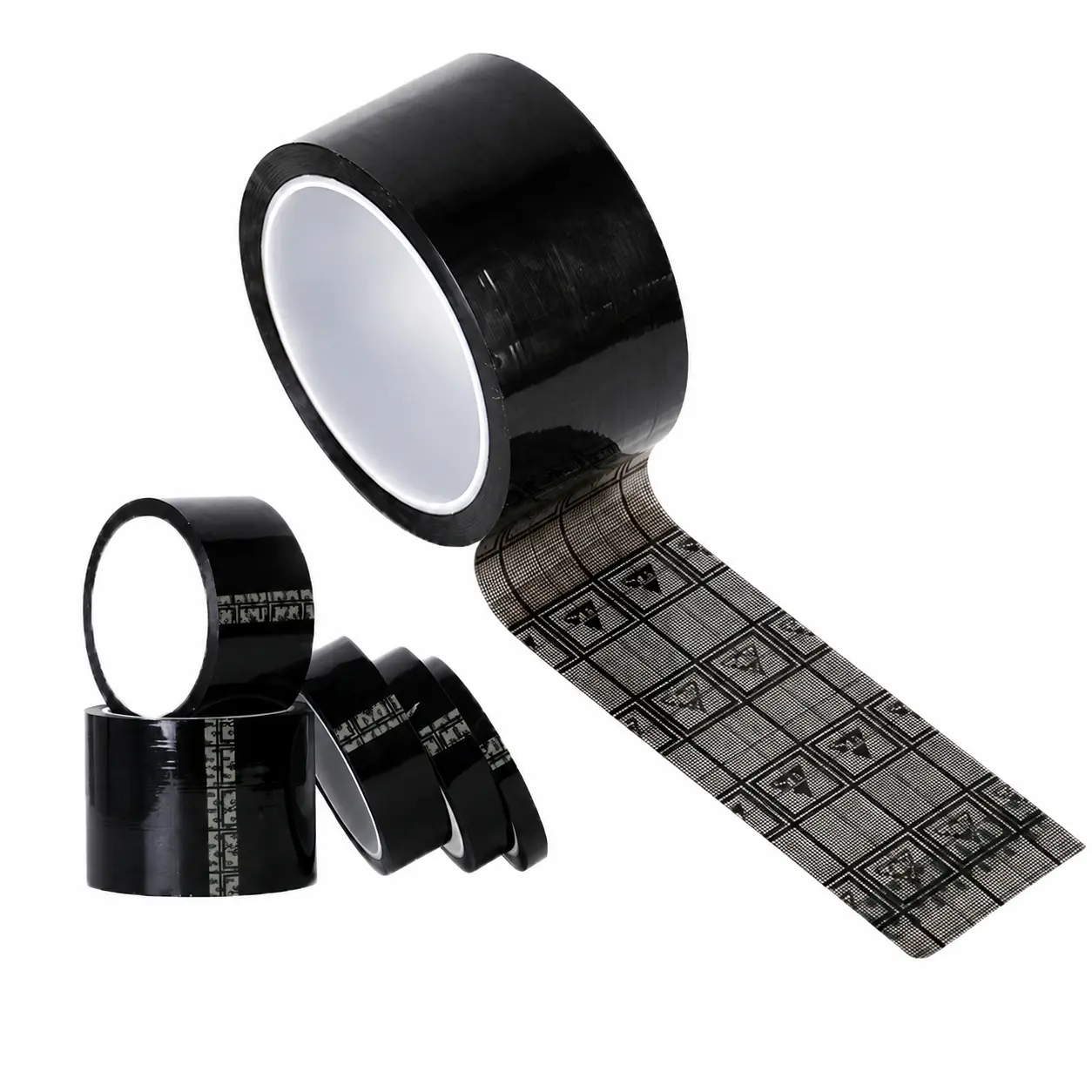 High-Performance ESD-Safe Black Grid Anti-Static Sealing Tape - Transparent Conductive Adhesive Tape for Electronics Assembly, Battery Shielding, Industrial Precision Use by Industrial Users