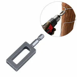 Versatile Strand Knotter, Electric Drill Strand Tool, Wire Torsion Tool Knotter, Universal Drill, Specifications #9 and #11 - Suitable for Electrical Wiring, Fencing, Steel Binding