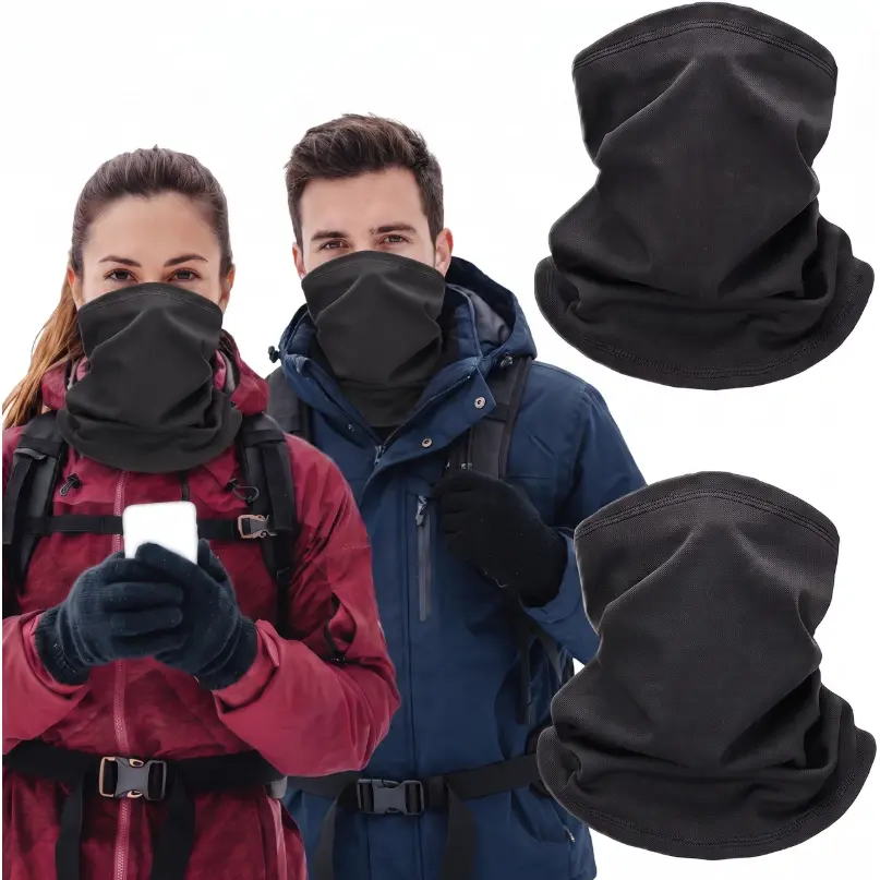 Winter Neck Gaiter Face Mask 6 Pack – Soft Fleece Neck Warmer for Skiing, Hiking, Cycling & Cold Weather
