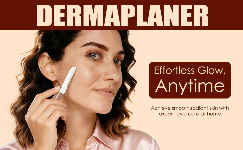Dermaplane Razor, Exfoliating Face Razors for Women, Dermaplaning Tool, 1 Reusable Handle with 10 Blade Refills, Facial Peach Fuzz Removal and Eyebrow Shaping (Rose Gold) Dermaplane Razor, Exfoliating Face Razors for Women, Dermaplaning Tool, 1 Reusable Handle with 10 Blade Refills, Facial Peach Fuzz Removal and Eyebrow Shaping (Rose Gold)
