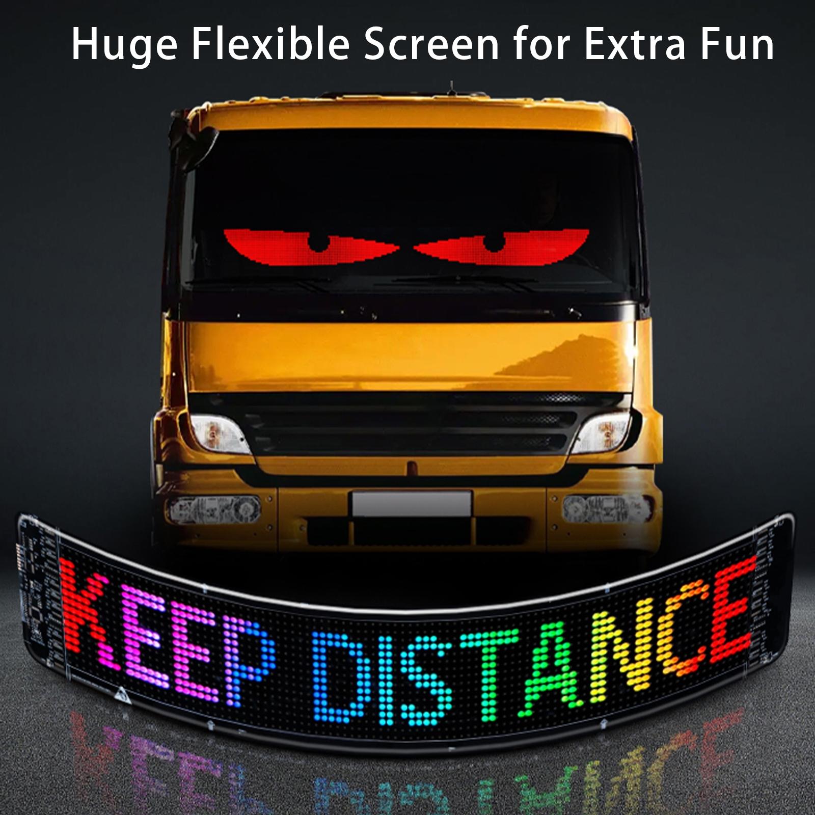 Enhanced Multi-Function LED Sign, 2025 Advanced All-in-One Programmable Custom LED Display with Bluetooth APP Control, Vibrant Full-Color Beads for Dynamic Advertising