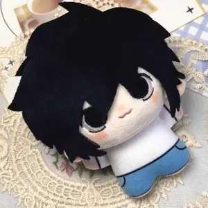 10cm Death Note L Lawliet Plush Toy Cute Anime Character Stuffed Doll Soft Chibi Plushie Collectible Gift for Anime Fans Kids