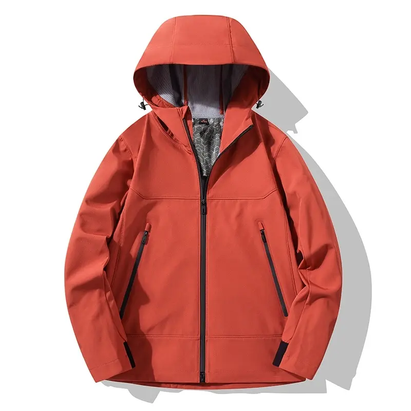 2026 New Autumn And Winter Outdoor Cycling Jacket, Unisex Windproof Waterproof Breathable Warm Hooded Mountaineering Jacket, Men'S Spring And Autumn Hiking Camping Windproof Waterproof Jacket