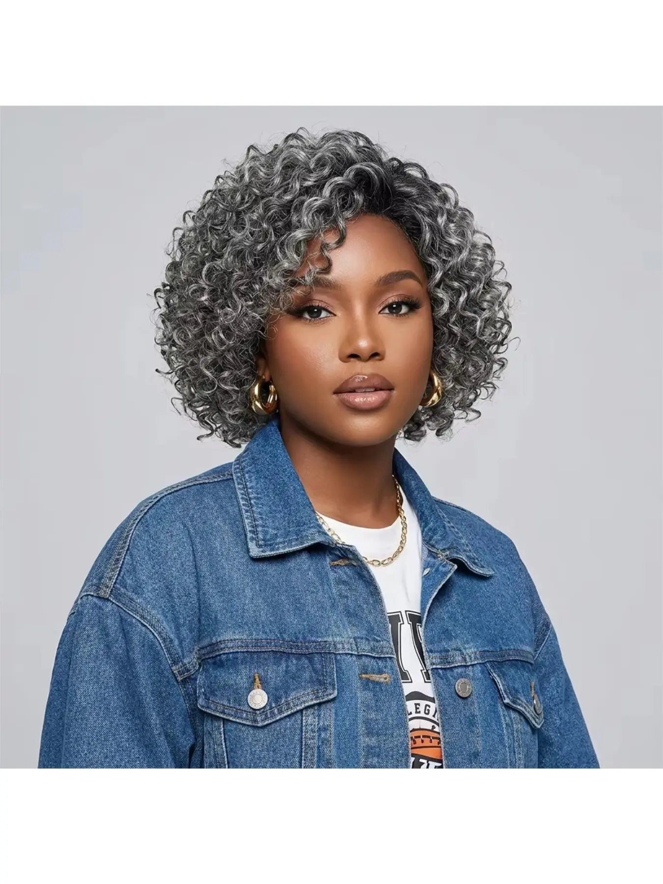 Pixie Cut Short Curly Human Hair Wig for Black Women Glueless Wear & Go Full Machine Made Natural Black Layered Soft Volume Beginner Friendly Daily Hairstyle Highlight Ombre Brown,44#