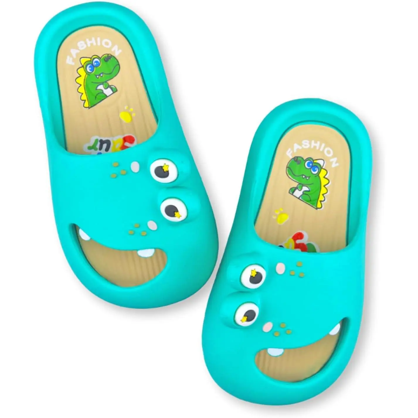 Toddler Little Kids Slides Sandals Unicorn Dinosaur Bunny Beach Pool Shower Slides Anti-Skid Home Bath Slippers Cute Summer Outdoor Shoes  Girls and Boys