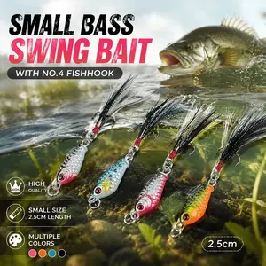 Hard Metal Wobble Fishing Lure Set with Rust-Proof Treble Hooks, Artificial Minnow Baits for Saltwater Freshwater Fishing, All-Weather Tackle for Ocean River Lake
