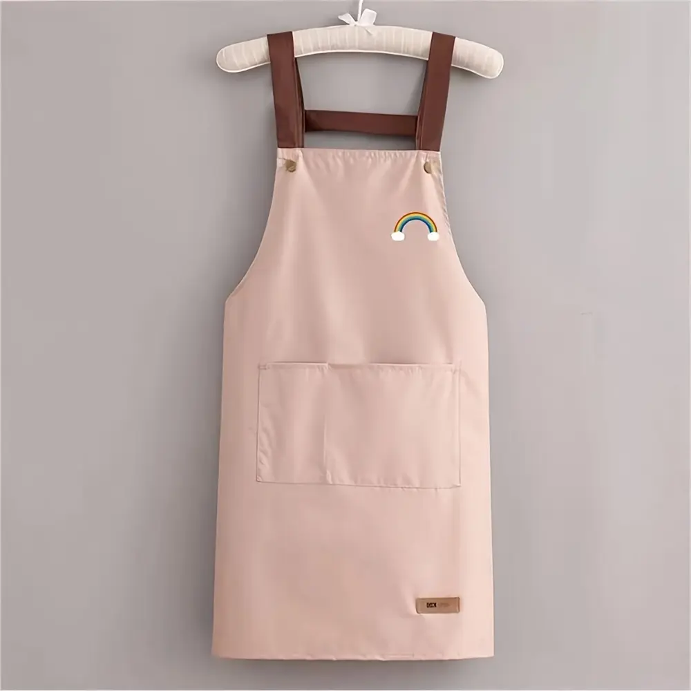 1pc Japanese-Style Multifunctional Multi-Pocket Work Apron - Unisex Fit, 1 Size, All Seasons Daily Home Kitchen Use Cooking Smock, Pocket Aprons