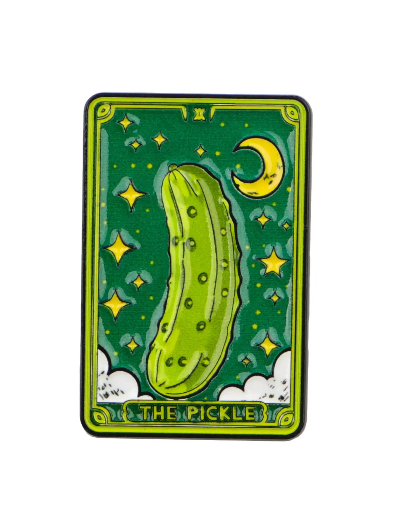 Funny Cucumber Lapel Enamel Pin and Brooch, Cool Backpack Accessory, Perfect Gift for Friends, Fashion Badge Pin