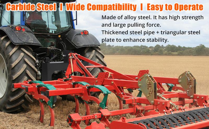 【Black Friday】GARVEE Introducing the GARVEE 3 Point Quick Hitch, designed for tractors with a robust 3000 lbs lifting capacity. Available in vibrant colors, it's perfect for efficient and reliable agricultural tasks.