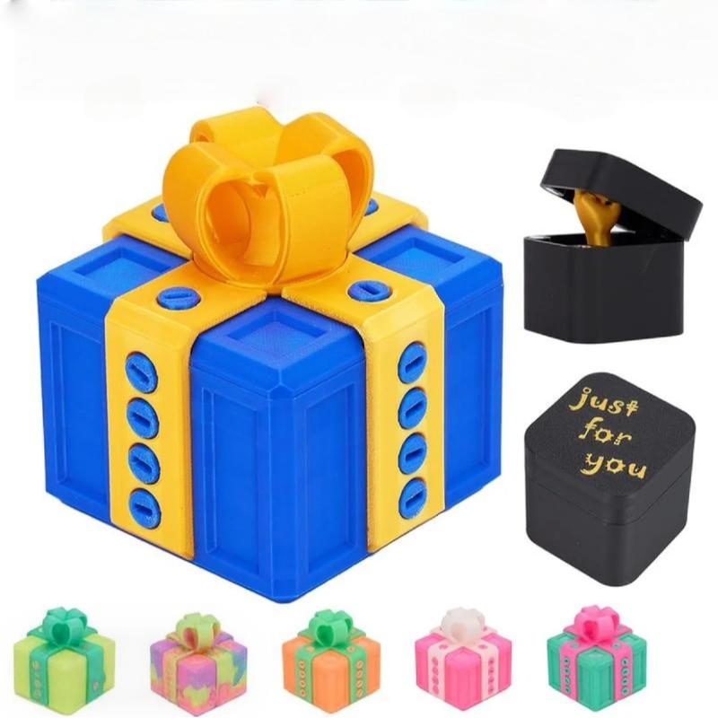 3D Printed Prank Gift Box with Screws, DIY Disassemble Assembly Toy ...