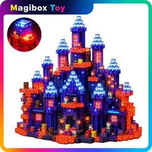 Glow in the Dark Magnetic Blocks for Kids, Stem Montessori Sensory Toys, Creative Building Toy for Boys Girls Ages 3+, Unisex