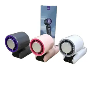 High-Speed Icy Handheld Turbo Cooling Fan Foldable Refrigeration Fan with Digital Display and 199 Adjustable Wind Speeds
