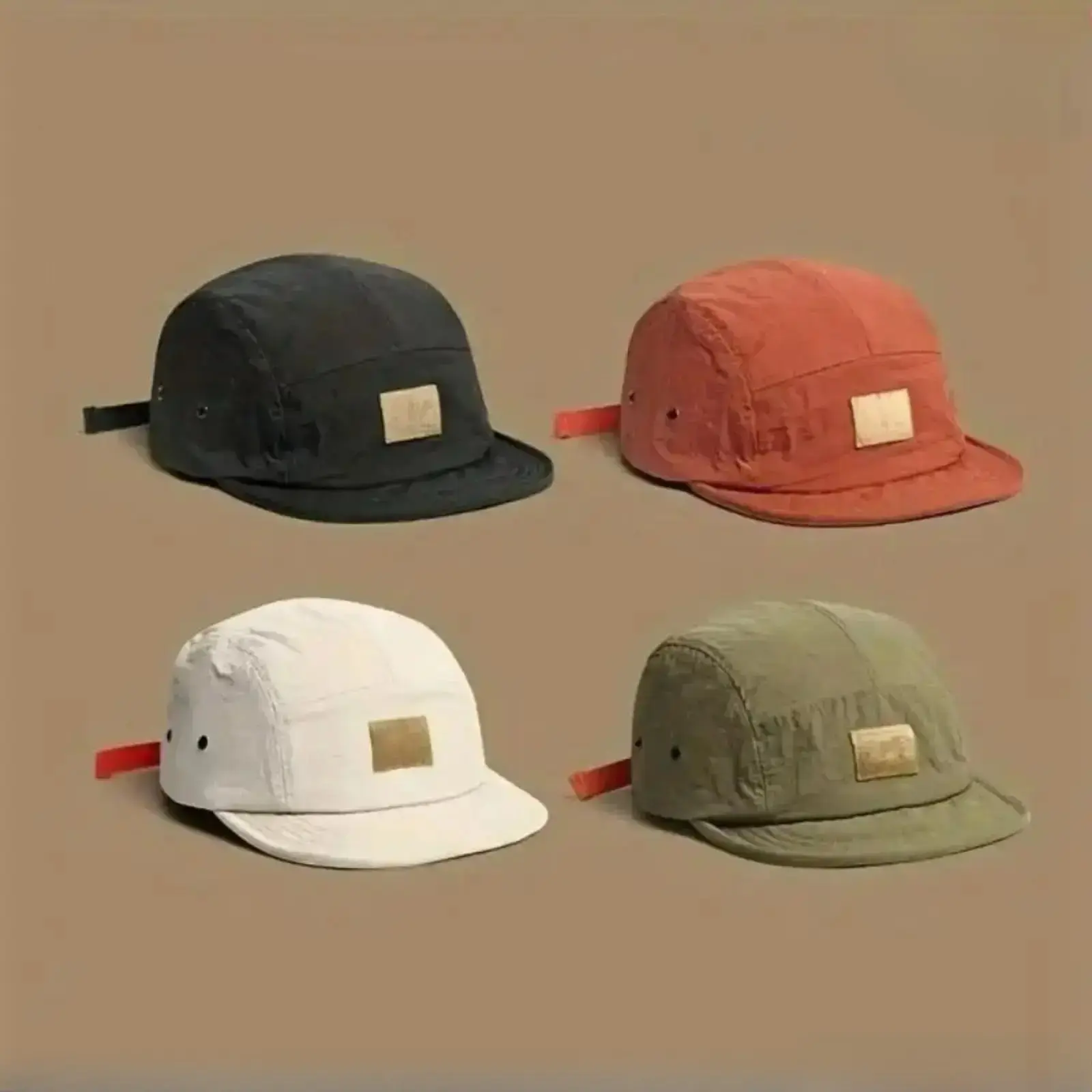 2‑Pack Unisex Snapback Baseball Caps, Soft Breathable Comfortable Moisture‑Wicking Polyester Hat, Vintage Japanese Streetwear Lightweight Quick‑Dry Cap for Urban Outdoor Activities & Daily Fashion Street‑Style Outfits