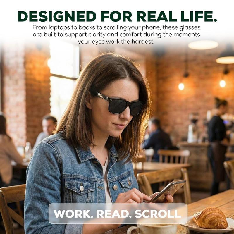 Pinhole Vision Correction Glasses – Naturally Improve Focus & Clarity