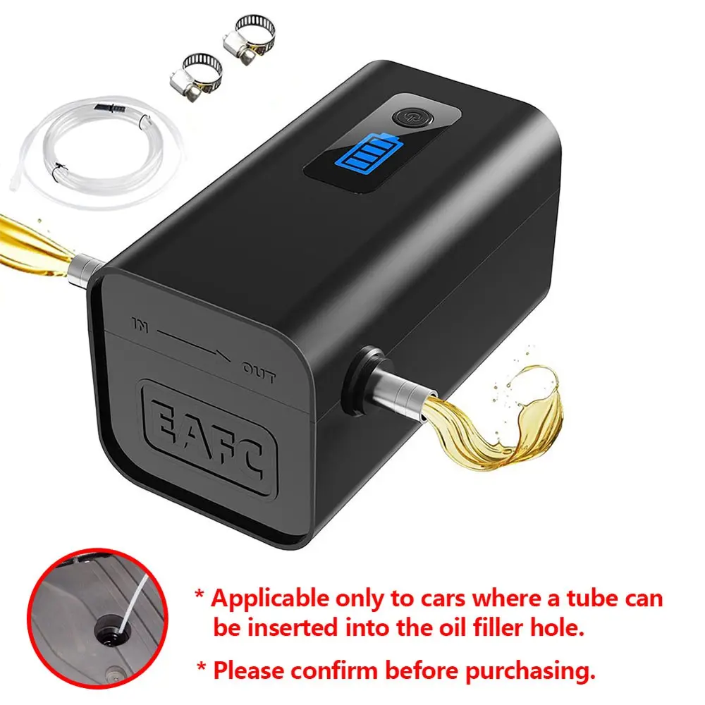 Wireless Rechargeable Portable Oil Pump, Large Capacity Battery High Power Self-Priming Pump, Multi-Scene Use for Cars, Quick Fuel Transfer, Easy To Carry