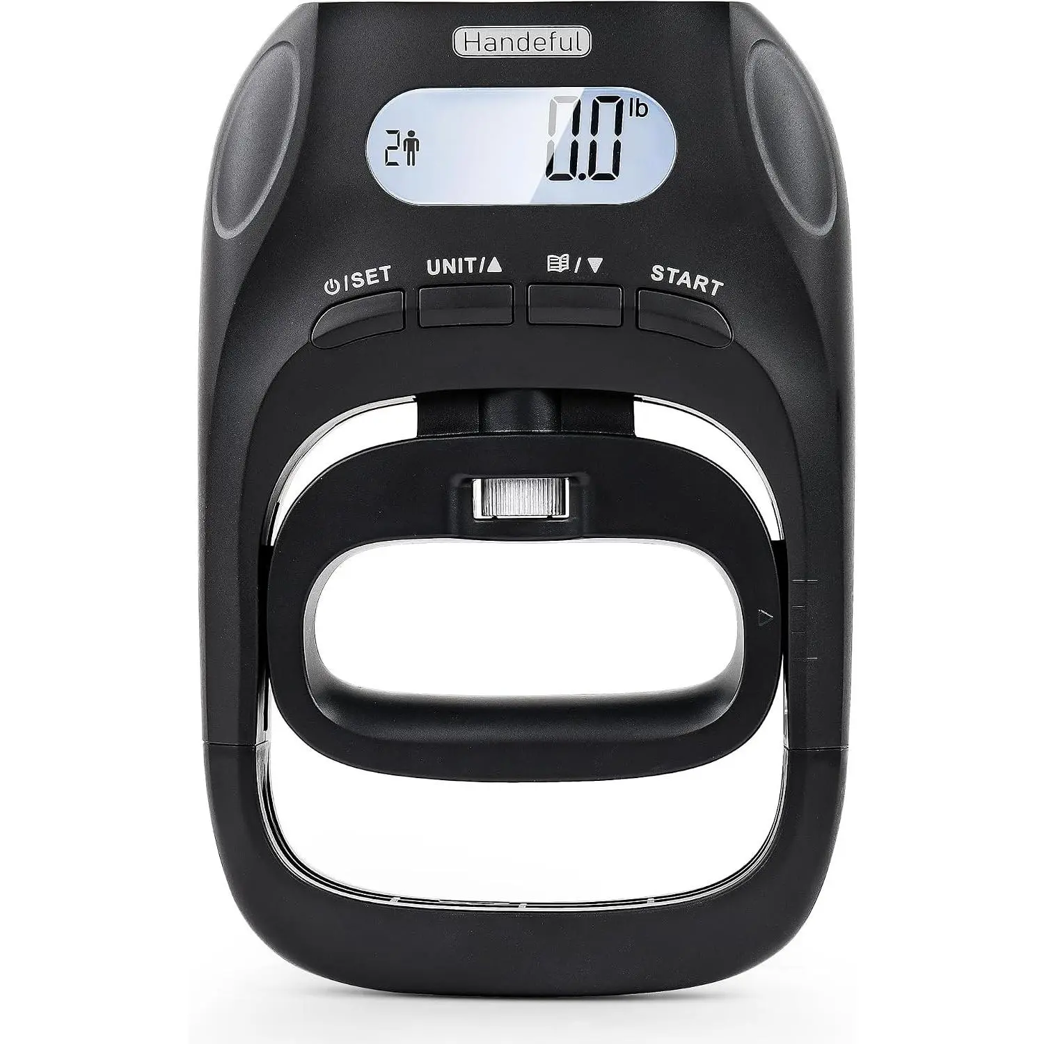 Digital Grip Strength Tester, 397 lb Hand Dynamometer, Black