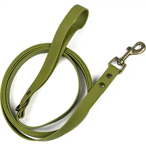 Long Leash for Dogs Outside, 10FT/16FT/33FT/49FT Waterproof Training Leashes with Antique Bronze Buckle, Rubber Coated Recall Lead for Yard, Camping, Beach(10FT Green) |   Waterproof Training Leash, Antique Bronze Buckle, Rubber Coated Recall Lead, For Ya