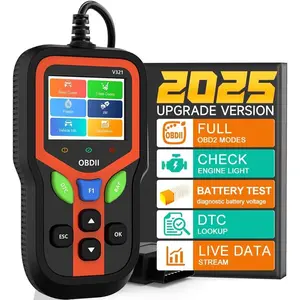 OBD2 Scanner -  Code Reader Diagnostic Tool for Check Engine Light, Fault Code Reader & Reset, Real-Time Data,  Test, EVAP & I/M Readiness for  OBD II  Since 1996 OBD2 V321