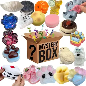Mystery Fidget Toy Blind Box ,Simulated Food,Antistress Foot Squishy Toy, Squeeze Toy, Mochi Squishy, Stress Reliever Toys, Squishy Dumpling, Dumpling Squishy Mystery