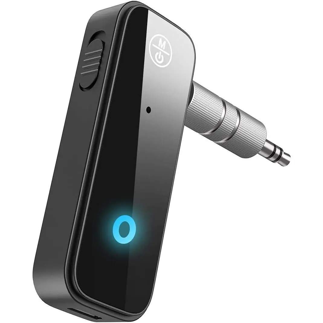 Bluetooth 5.4 AUX Adapter for Car, 2-in-1 Transmitter Receiver for TV Headphones Home Stereo Speaker, Hands-Free Calls, 3.5mm Wireless Audio AdapterGift