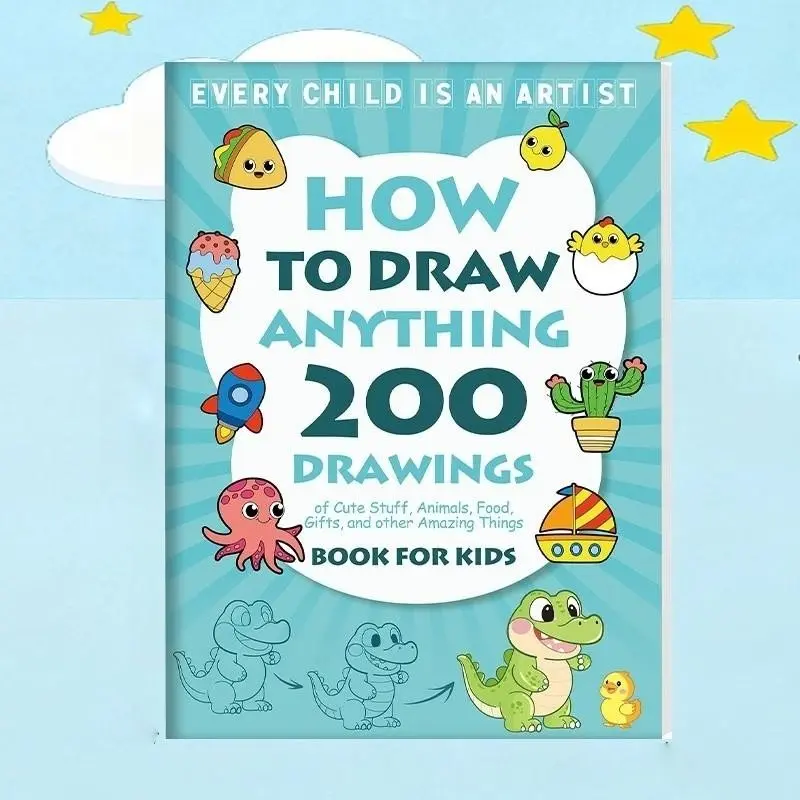 Art Tutorial Handbook, Drawing Techniques: over 200 Illustrated Steps, Comprehensive Guide for Aspiring Artists, Perfect Gift for Various Holidays