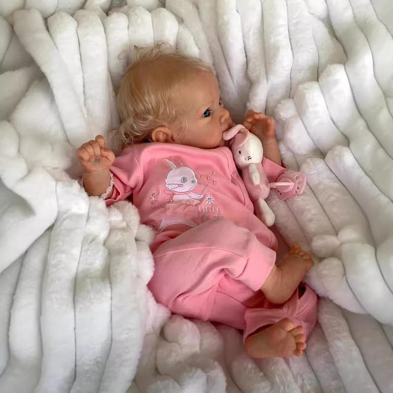 18inch Realistic Vinyl Rapunzel Reborn Doll Bettie Lifelike Silicone Skin, Hand-Rooted Hair & Weighted Body Kira Reborn Girl Doll with Gift Box for Kids and Women 18inch Realistic Vinyl Rapunzel Reborn Doll Bettie Lifelike Silicone Skin, Hand-Rooted Hair & Weighted Body Kira Reborn Girl Doll with Gift Box for Kids and Women
