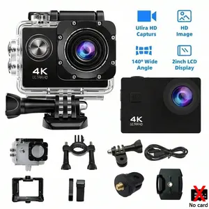 170° Wide Angle Waterproof Action Camera, 2.0-Inch LCD Screen, 1050mah Rechargeable Battery, Digital Stabilization, Ideal for Vlogging & Outdoor Adventures